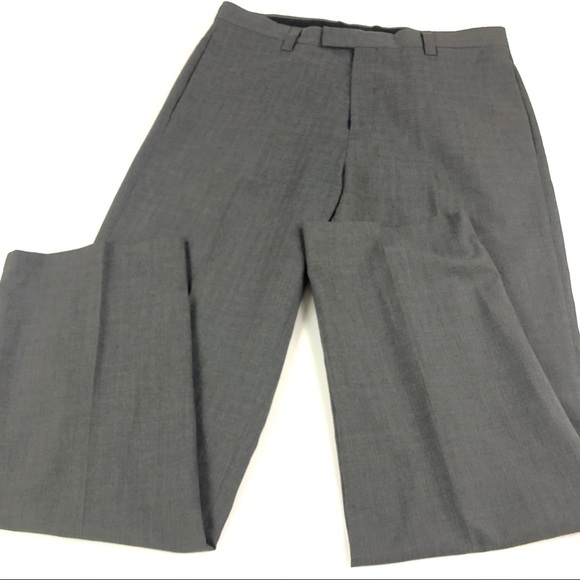 Kenneth Cole Men's Gray Dress Pants 34 - Picture 4 of 7